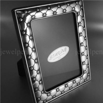 LYS Starling-Fleur-de-Lys Élégant Massive Cadre Photo 925 Argent Sterling 10x15-V 