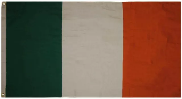 Heavy Cotton 3'X5' Ireland National Flag - Irish - Orange Green White