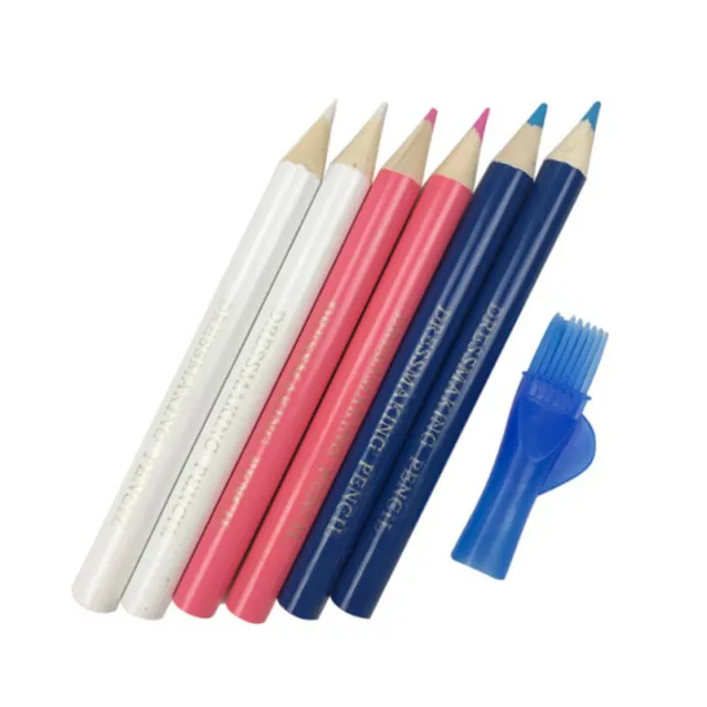 12pcs Colorful Sewing Tailor Chalk Pencils Cut-free Chalk Fabric Marker DIY  Tool