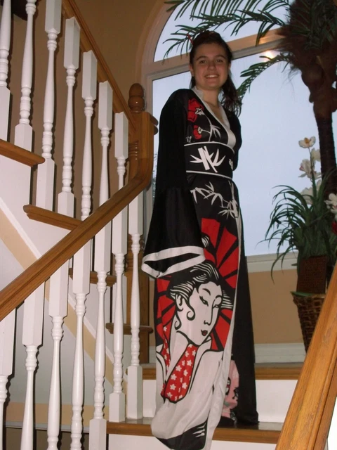 Geisha Adults' Women's Japanese Traditional Kimono Halloween  Costume