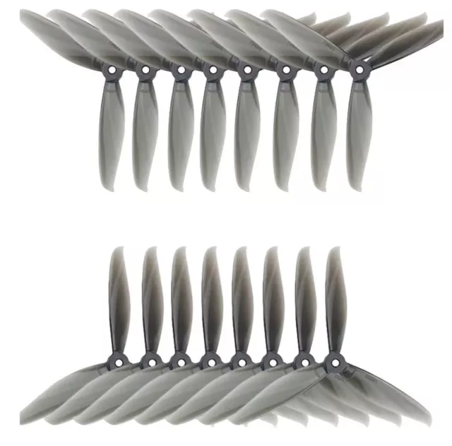 HQ 7040 Propellers 7 inch Tri-Blade Props for RC FPV Drone(8 Pairs)