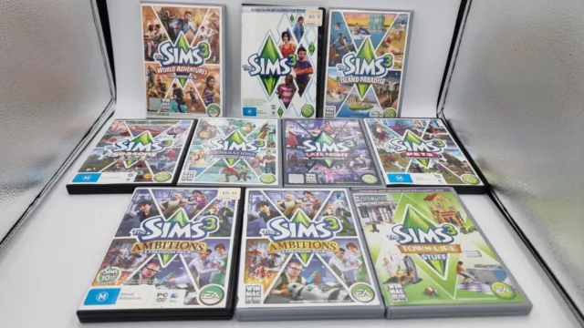 🚨LOT/BUNDLE of 7-(1) NEW & SEALED (duplicate) The Sims 2 PC