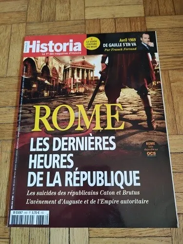 Historia Rome les dernières heures de la République magazine mensuel n°868