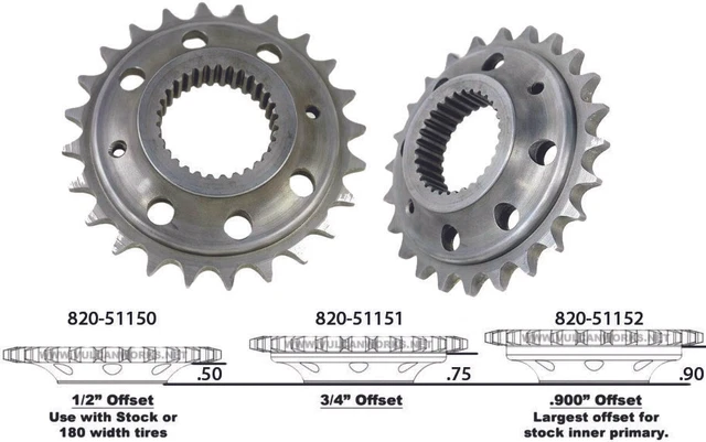 HARDDRIVE 2006-2014 Harley-Davidson FXDC Dyna Super Glide Custom 191328 CHAIN CO