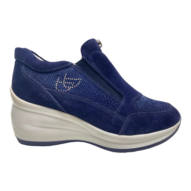 Styleloop Scarpe Casual Da Donna Con Punta Chiusa, Zeppa E - Foto 3