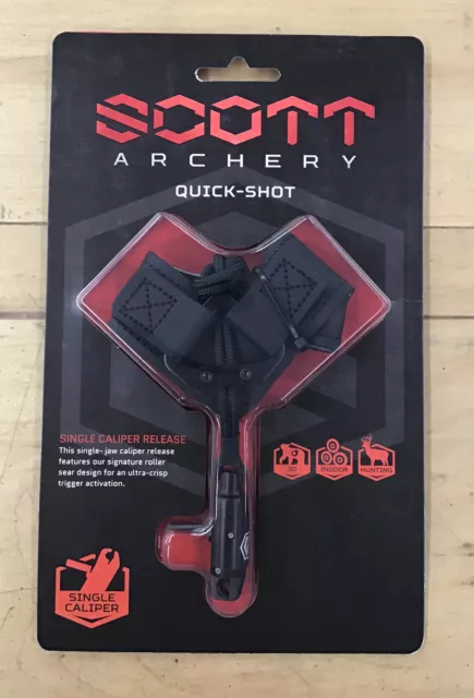 Scott Archery Quick-Shot Single Caliper Release in Black