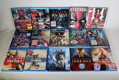 BLU-RAY You Pick Choose Marvel Slipcovers 3D Limited Thor Avengers updated 07/08