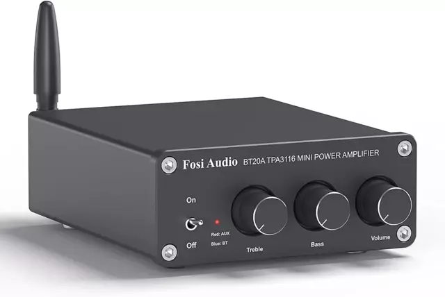 FOSI AUDIO BT20A Amplificatore Bluetooth Mini Ampli Stereo Hi-Fi