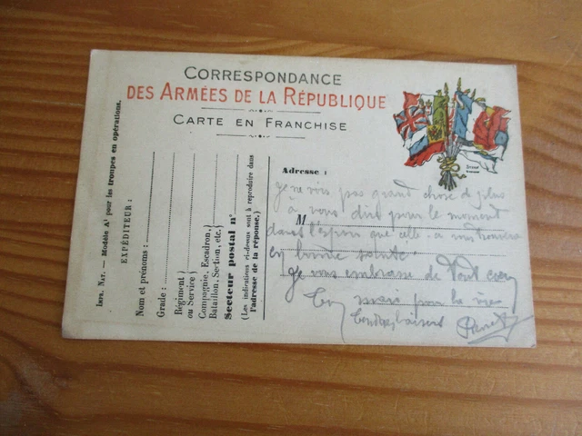 Carte Postale WW1 - Premières Troupes Américaines Débarquées En France 1917