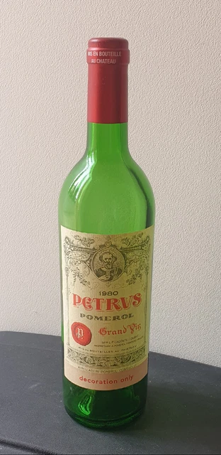CHATEAU PETRUS 1980 vide / empty dummy