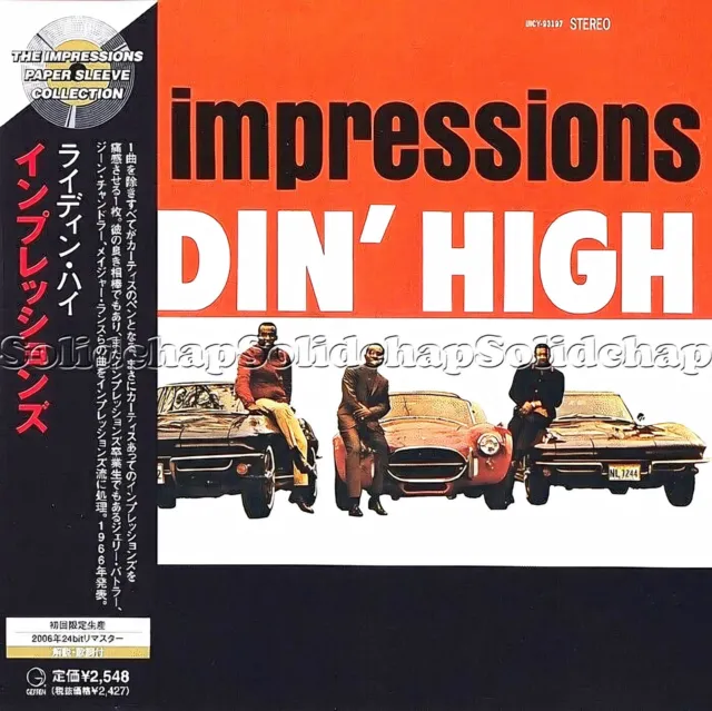 The Impressions ~ "Ridin' High" ~ BRAND NEW & FACTORY SEALED ~ Japan Mini-LP CD