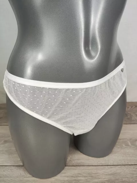 Boux Avenue White Maddy Thong String Underwear Lingerie NEW