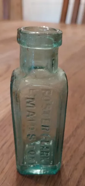 Vintage Oster Clarke Ltd Eiffel Tower Lemonade Clear Glass Bottle