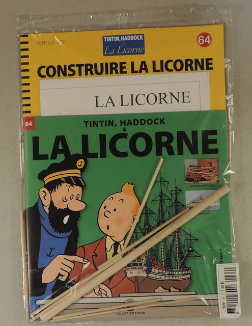 tintin-construire-la-licorne-n-64-maquette-herge-hachette-neuf-eur-12