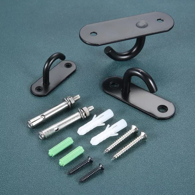 Heavy Duty Fixed Pad Eye Plate Ceiling Hook Hanger Yoga Hammock Chair Sandbag
