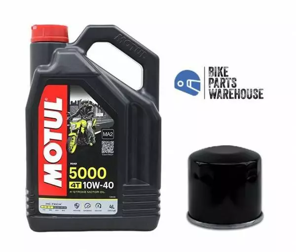 Suzuki Gsx1300R Hayabusa 2005-2006 Motul 5000 10W40 Oil & Filter Service Kit