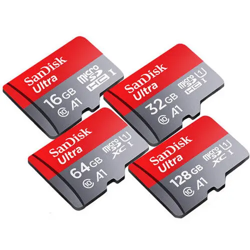SanDisk Ultra Micro SD Card 16 32 64 128GB Memory Card Class 10 120MB/s +Adapter