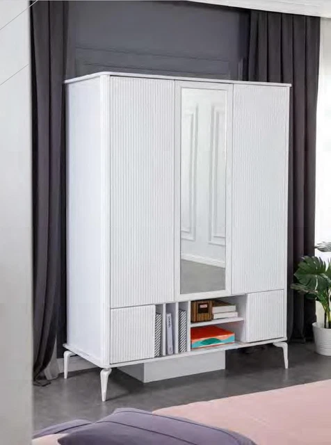 Armarios Niños Juventud Habitación Dormitorio Diseño Armarios Blancos