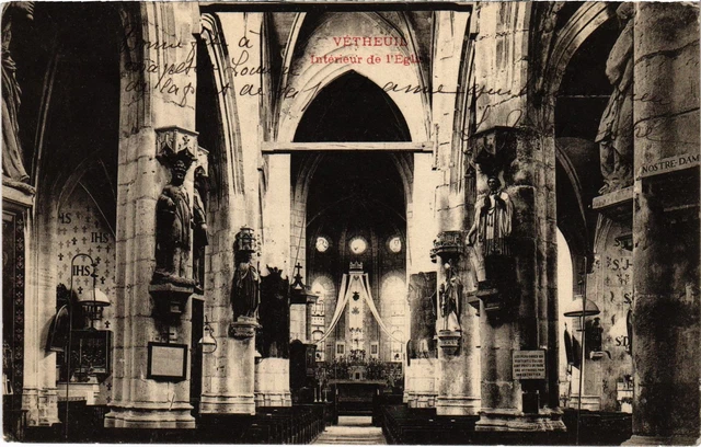 CPA Vetheuil Interieur de l'Eglise FRANCE (1330439)