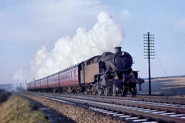 FAIRBURN CLASS 4 2-6-4T 42087 near Beaconsfield 6x4 Quality British ...
