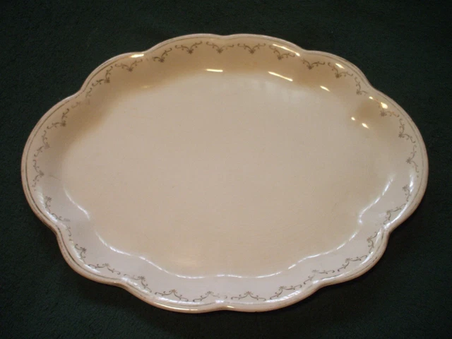 Vintage Homer Laughlin Serving Platter "The Angelus"