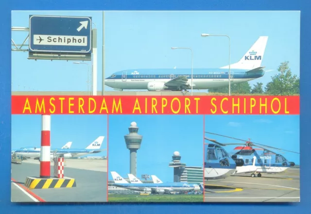 Amsterdam Schiphol Airport,Holland.postcard (C)