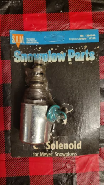 "C" Solenoid coil and valve, Snow Plow, Meyer 15358, part #1306055