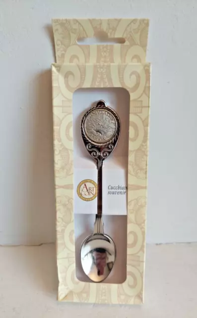 Petite cuillère de collection souvenir métal argenté Chambord ref9