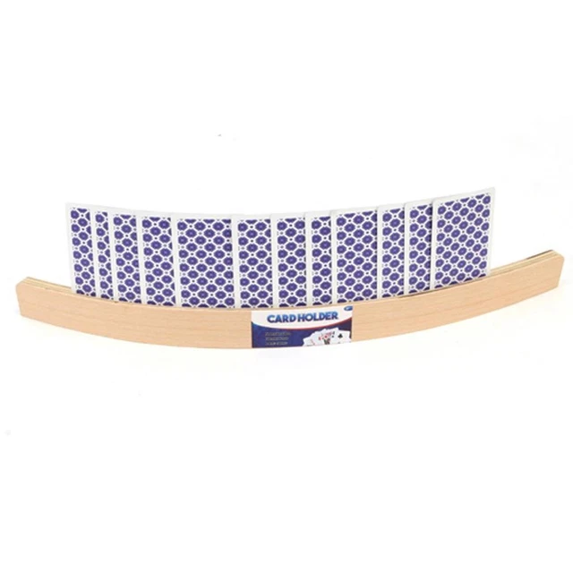 2 Acryl-Kartenhalter – Doppelschlitz-Design, 25 Cm Lang, Für Poker, UNO & Brettspiele