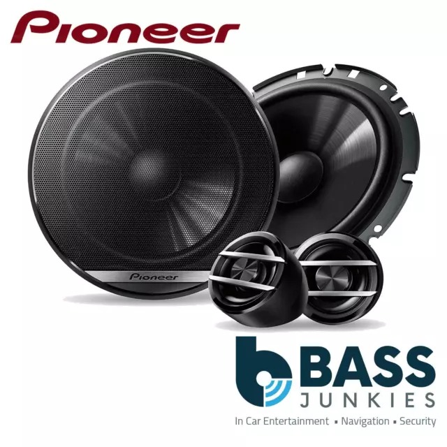 Pioneer TS-G170C 600 Watts 6.5" Inch 17 cm 2 Way Component Kit Door Car Speakers