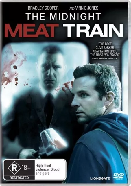 MIDNIGHT MEAT TRAIN DVD R18+ Movie - Bradley Cooper - Great Rare