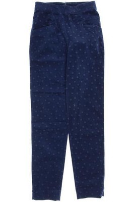 BYBLOS donna blu navy misto seta Cerniera Bottoni Estate Pantaloni Corti IT42 W26 