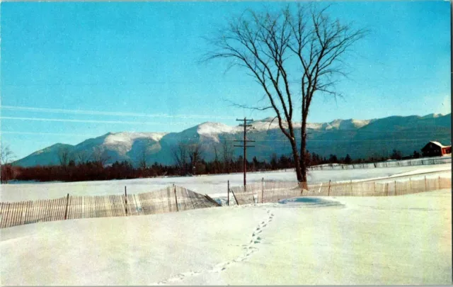 Postcard Greetings From West Ossipee Snow New Hampshire A24