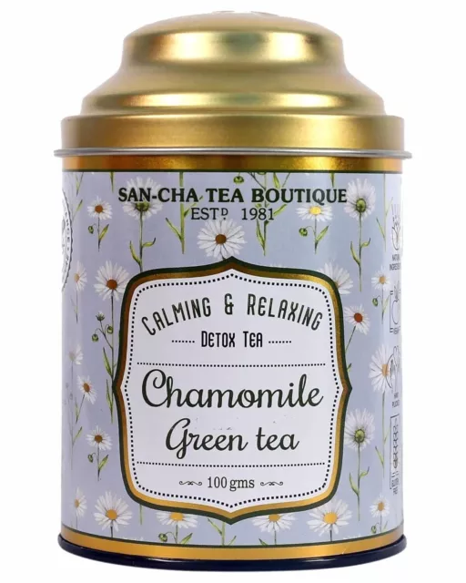 Sancha Tea Boutique Chamomile Green Tea, Night-time Tea 100g
