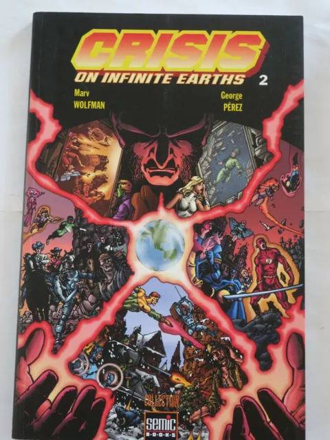 Crisis On Infinite Earths  N°  2    --  Collection  Semic  Books  / Dc