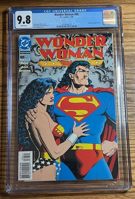 Wonder Woman #88 NM/MT CGC 9.8 Superman Brian Bolland Cover