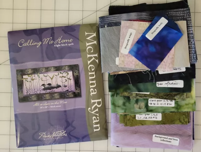 All-a-Loon in the Mist McKenna Ryan quilt block kit W/Fabric - Calling Me Home All-a-Loon in the Mist McKenna Ryan quilt block kit W/Fabric - Calling Me Home