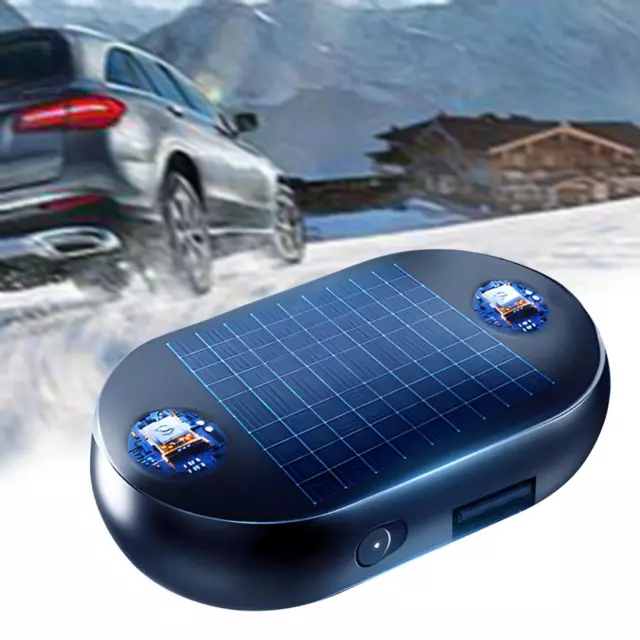 Souffleuse à neige portable à énergie solaire pour pare-brise de voiture,  outil de dégivrage, dégivrage, fonte rapide de la neige, antigel, dégivreur