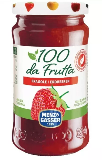 1x MENZ & GASSER 240 g Composta 💯 frutta Fragola marmellata PAGHI SEMPRE 1🚚