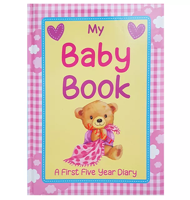 A4 QUALITY PADDED Baby Toddler Record Book Baby Keepsake Diary Birth to 5 Yrs 2