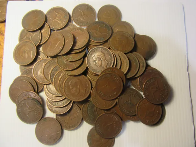 Bulk   Halfpennies    1943   20   Coins