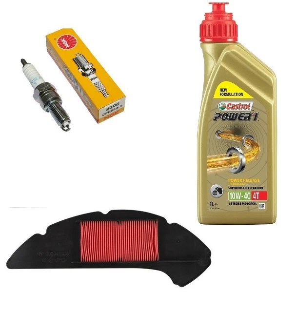 Kit Entretien Yamaha X-MAX 250 2013-2014 - Huile Motul, Filtres, Bougie (kit Tagliando)