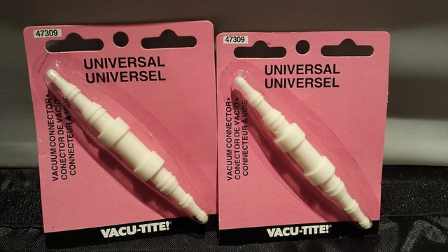 2 Vacu-Tite Universal Vaccum Connector #47309 1/8 to 3/8