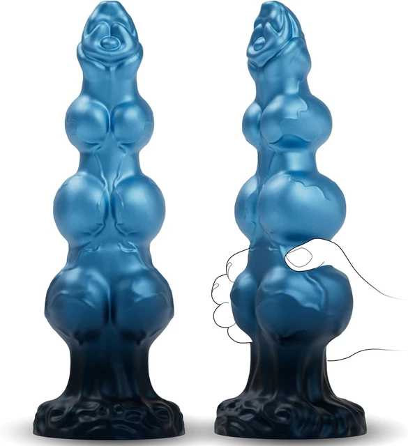 24.3CM MONSTER DILDO Fantasy Knoten Horse Dildo, XXL Analdildos  Realistischer EUR 45,58