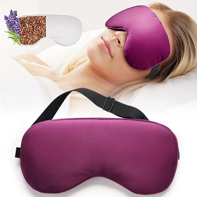 Eye Mask for Dry Eyes, Moist Heated Microwave Activated Warm Compress Weighted E