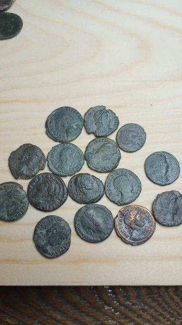 Lot Of 15 Exceptional Authentic Roman Coins For Building A Collection