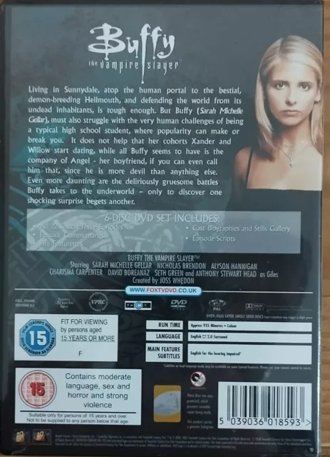 Buffy The Vampire Slayer - Series 3 - Complete (DVD, 2006) Sealed Copy 2