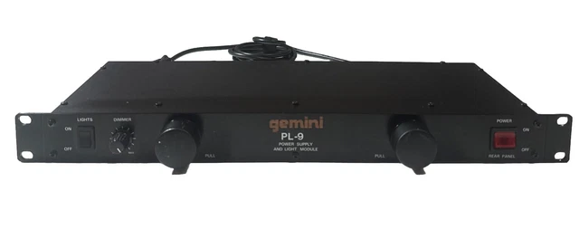 GEMINI PL-9 RACK Mountable Power Supply Light Module 8 Outlets TESTED ...