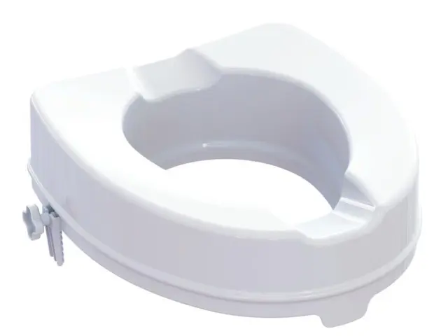 GIMA 27741 Toilettensitzerhöhung WC-Sitzerhöhung 36,5x40,5x10cm bis 225kg Weiß