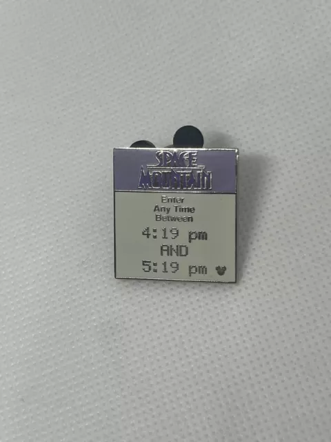 Disney WDW  Cast Lanyard  4 – Disney’s FastPass Space Mountain Pin